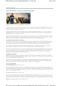 Gilles Bernheim, Un Grand Rabbin Philosophe | La-Croix.Com Page 1 Sur 2