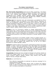 7-Declaration De Dakar 12 Oct
