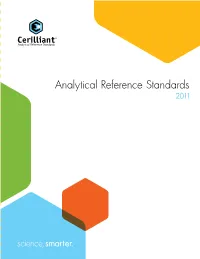 Analytical Reference Standards