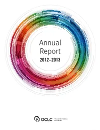 Annual Report 2012–2013