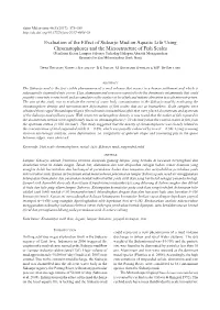 Evaluation of the Effect of Sidoarjo Mud on Aquatic Life Using