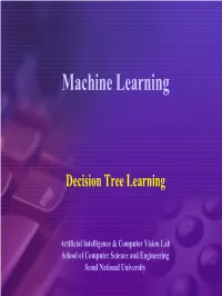 Inductive Bias in Decision Tree Learning • Issues in Decision Tree Learning • Summary
