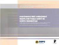 Maintaining First Amendment Rights and Public Safety