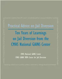 Practical Advice on Jail Diversion   Funding