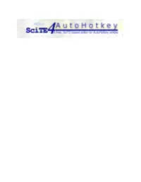Scite4autohotkey Help