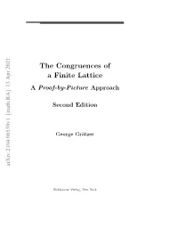 The Congruences of a Finite Lattice a Proof-By-Picture Approach