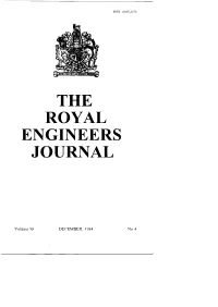 The Royal Engineers Journal