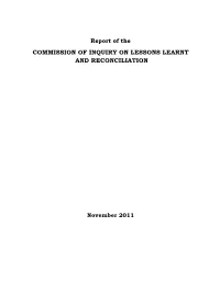 Commission of Inquiry on Lessons Learnt and Reconciliation