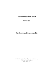 Papers on Parliament No