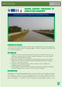 Project Fact Sheet 2013