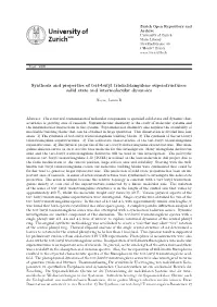 Synthesis and Properties of Tert-Butyl Trioxatriangulene Superstructures: Solid State and Intermolecular Dynamics
