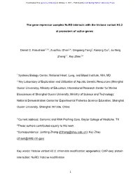 The Gene Repressor Complex Nurd Interacts with the Histone Variant H3.3