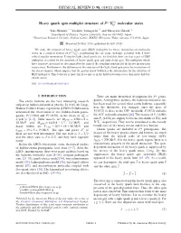 Heavy Quark Spin Multiplet Structure of P