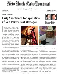 Party Sanctioned for Spoliation of Non-Party's Text Messages