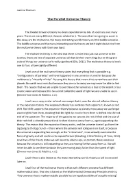 The Parallel Universe Theory
