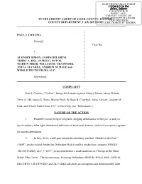 A Defamation Action