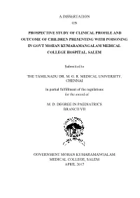A Dissertation on Prospective Study of Clinical Profile