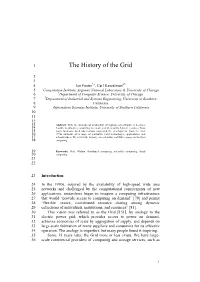 The History of the Grid