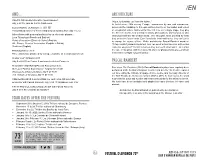 Architecture Pascal Rambert And... Tour Dates After The