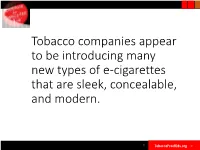 Examples of New Ecigs Post-Juul BK
