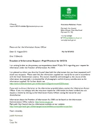 Please Ask For: the Information Access Officer Date 12 August 2015 My Ref