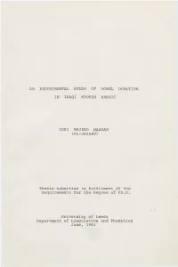 An Experimental Study of Vowel Duration in Iraqi