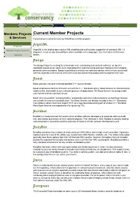 Current Member Projects