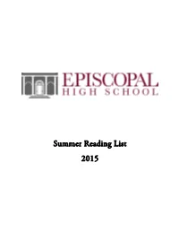 Summer Reading List 2015 English Department Summer Reading for Summer 2015 All Rising 9Th Graders Will Read True Grit by Charles Portis