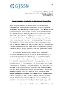 Transgressing the Boundaries: an Experimental Reconnoitre