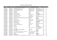 UCI CYCLO-CROSS Calendar