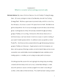 What to Consider When Writing Covered Calls
