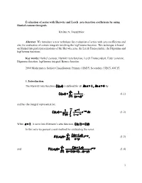 1 Evaluation of Series with Hurwitz and Lerch Zeta Function Coefficients by Using Hankel Contour Integrals. Khristo N. Boyadzhi