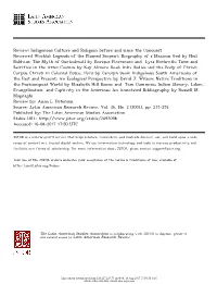 Indigenous Culture and Religion Before and Since the Conquest