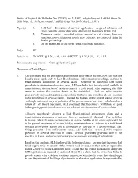 Matter of Seyfried, OATH Index No. 127/97 (Jan. 3, 1997), Adopted in Part, Loft Bd