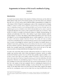 Arguments in Favour of Ra'avad's Method of Tying Tzitzit