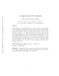 Arxiv:Math/9911023V2 [Math.DG] 8 Nov 1999 Keywords: 81T13 53C80 Secondary: Numbers Classiﬁcation AMS G to Example Counter a Be Conjecture