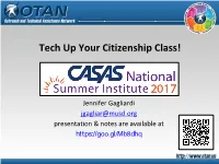 Tech up Your Citizenship Class!