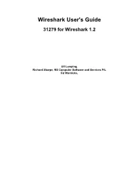 Wireshark User's Guide 31279 for Wireshark 1.2