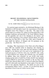 404 Recent Engineering Improvements of The