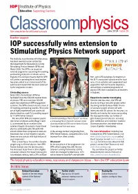 Classroom Physics June 2014 Edition