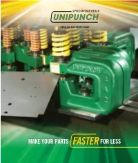Make Your Parts Fasterfor Less