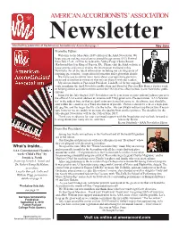 May-June from the Editor: Welcome to the May-June 2019 Edition of the AAA Newsletter