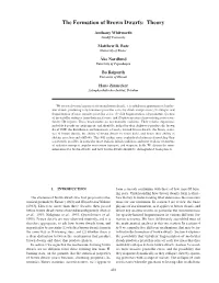 The Formation of Brown Dwarfs 459