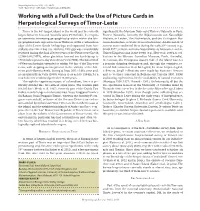 Working with a Full Deck: the Use of Picture Cards in Herpetological Surveys of Timor-Leste