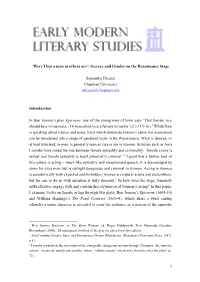 1 'Were I but a Man As Others Are': Secrecy and Gender on The