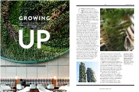GROWING Or Out, with a Cloak of Plants Began in Earnest with French Botanist Patrick Blanc