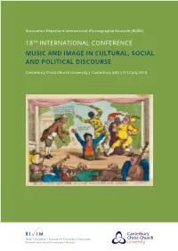 Music and Image in Cultural, Social and Political Discourse