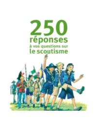 VI. L'esprit Scout