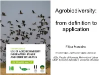 Agrobiodiversity: from Definition to Application