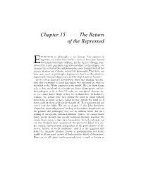 Chapter 15 the Return of the Repressed